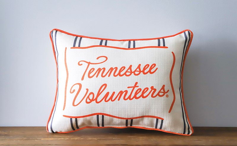Tennessee Volunteers Collegiate Stripe Pillow UTEN0046