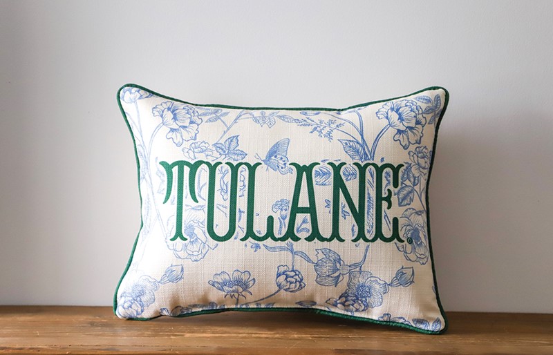 Tulane Toile Pillow TU0025