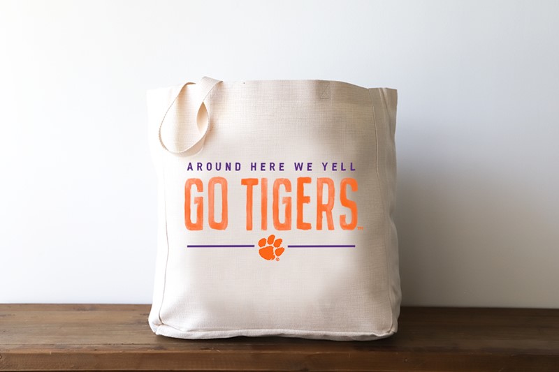 Clemson Around Here Tote CU0036BAG