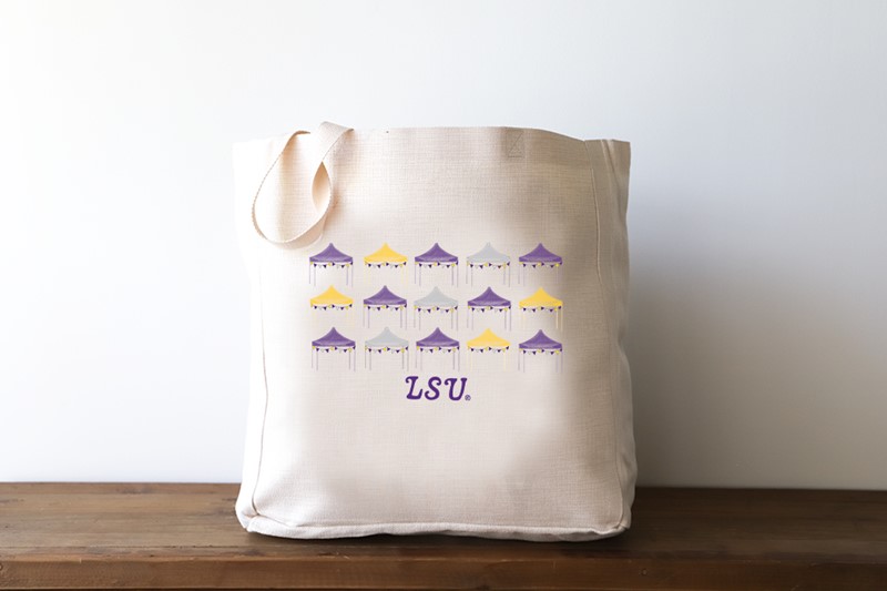 LSU Tailgate Tents Collegiate Tote FAL0071LSUBAG