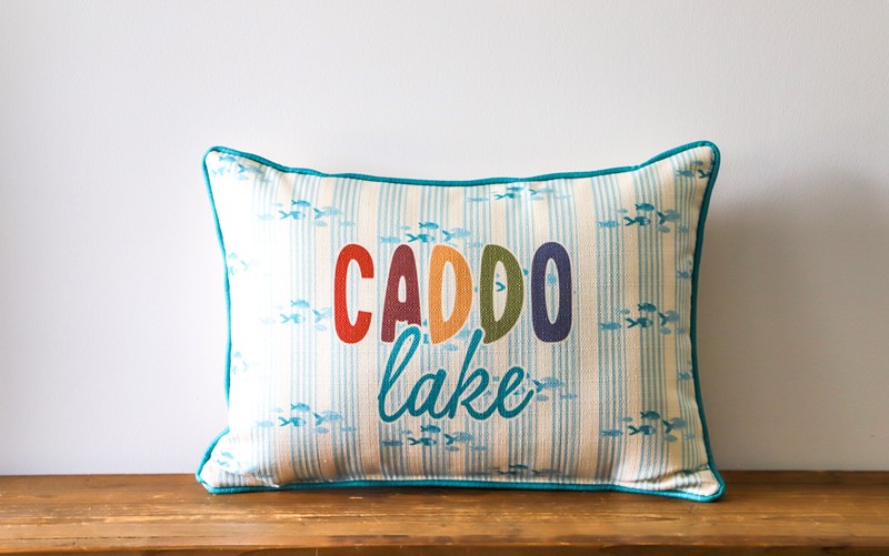 Fish Pattern Lake Pillow LAK0022