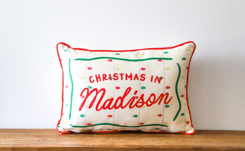 String Lights Christmas Pillow CHR0328