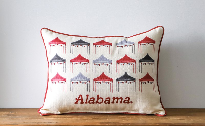 Alabama Tailgate Tents Collegiate Pillow FAL0071AL