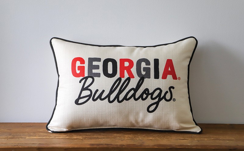 Georgia Collegiate Tones Pillow UGA0004