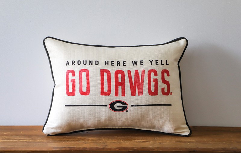 Georgia Around Here Pillow UGA0018