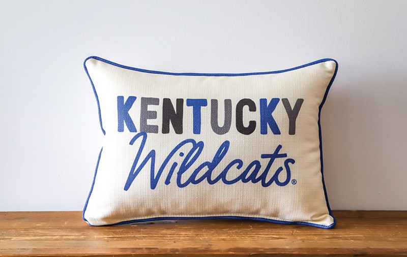 Kentucky Collegiate Tones Pillow UK0003