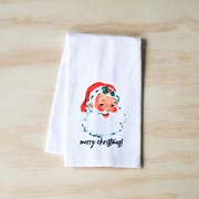 Vintage Santa Tea Towel CHR0007TT View 2