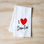 I Love Santa Tea Towel CHR0089TT View 2