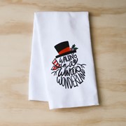 Walking in a Winter Wonderland Tea Towel CHR0093TT View 2