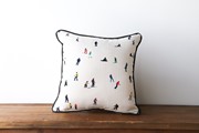 Ski Crossed Poles Pillow TXT0725 View 2
