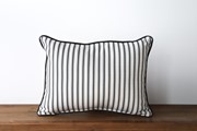 Black and White Bunny Pillow TXT1088 View 2