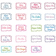 Swirly Sorority Name Tote SOR0042BAG View 2