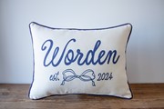 Bow Script Name Pillow TXT1046 View 2