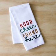 Good Cheer Found Here Tea Towel CHR0145TT View 2