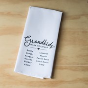 Make Life Grand Names Square Tea Towel TXT0762TT View 2