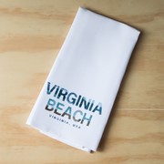 Watercolor Beach Name Tea Towel STE0172TT View 2