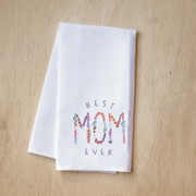 Best Mom Floral Tea Towel TXT0822TT View 2