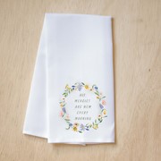 New Mercies Spring Wreath Tea Towel TXT0847TT View 2