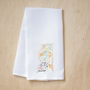 Charming Floral State Tea Towel STE0677TT View 2