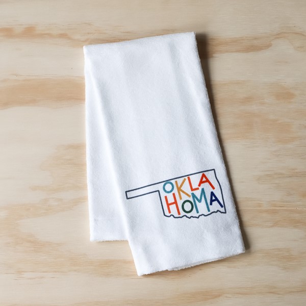 Multi Letter Pressed State Tea Towel STE0126TT