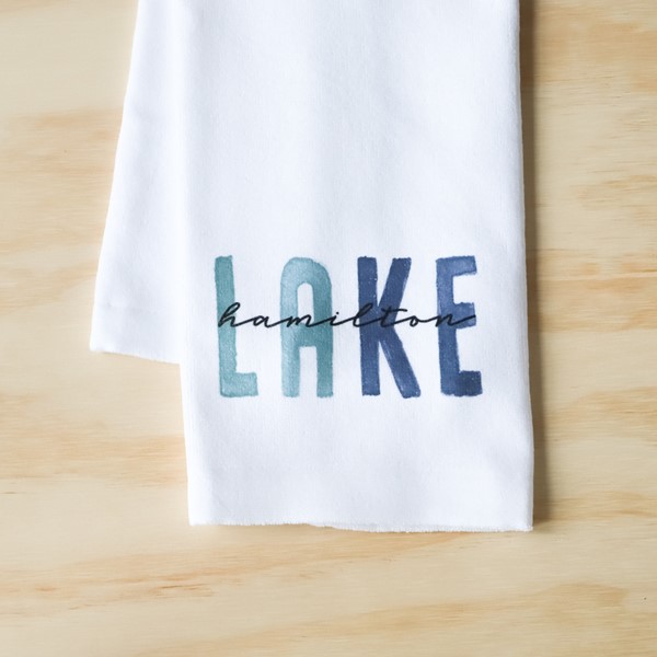 Blue Tones City State Tea Towel STE0143TT