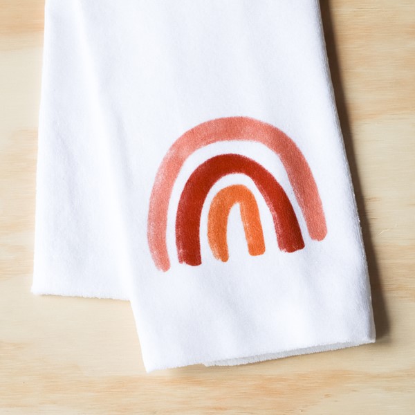 Terra Cotta Rainbow Tea Towel