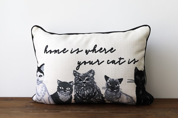 Home is Where Your Cat is Pillow CAT0010