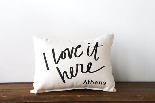 I Love it Here City Pillow