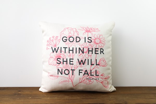 God is Within Her Pillow