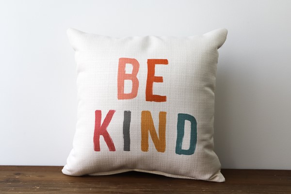 Be Kind Multicolor Pillow
