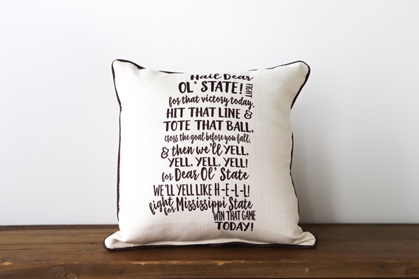 MSU Fight Song Pillow MSU0037