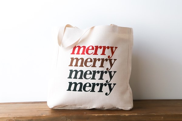 Merry Gradient Tote