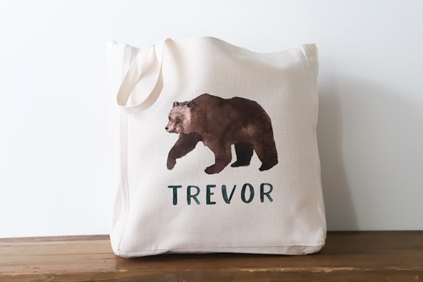 Bear Name Tote