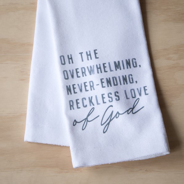Reckless Love of God Tea Towel
