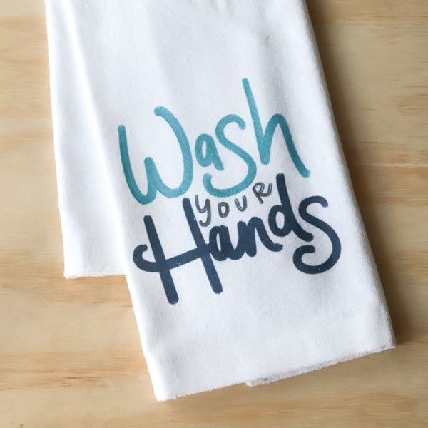 Wash Your Hands Tea Towel TXT0731TT