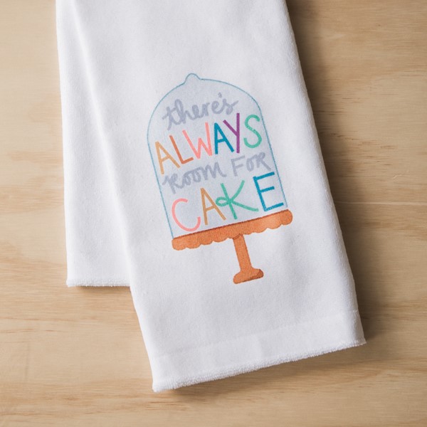 There's Always Room for Cake Tea Towel TXT0733TT