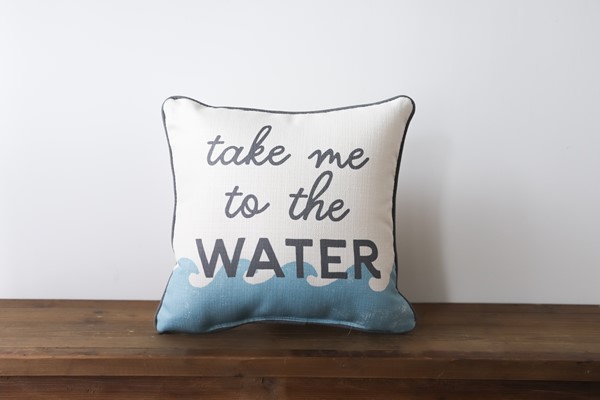 Take Me to the Water Pillow