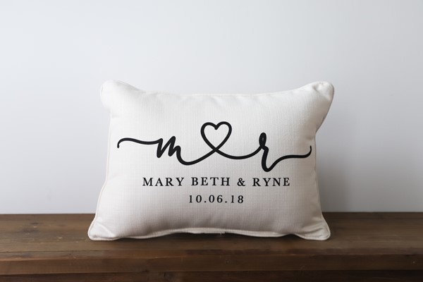 Connected Heart Est. Pillow