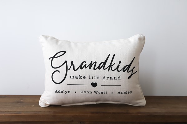 Make Life Grand Names Rectangle Pillow