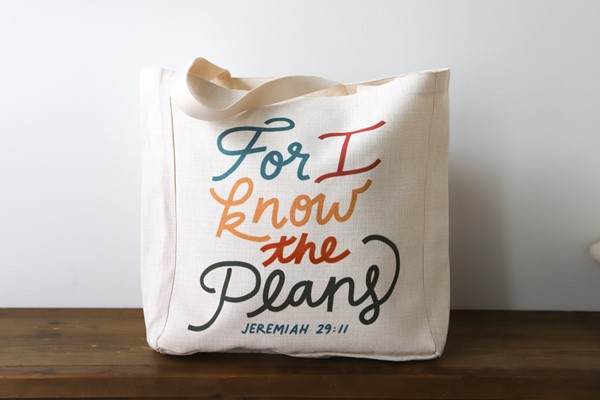 For I Know The Plans Multi Tote