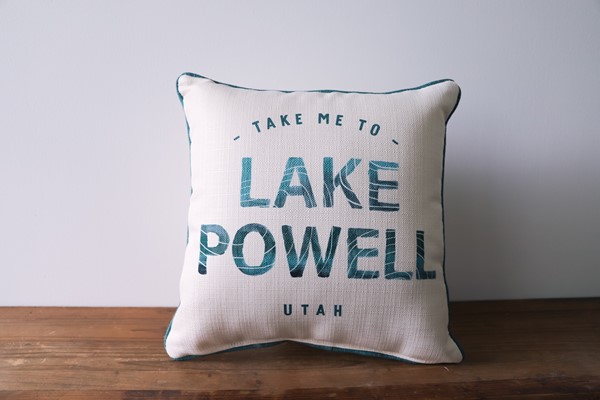Take Me to Custom Lake Pillow