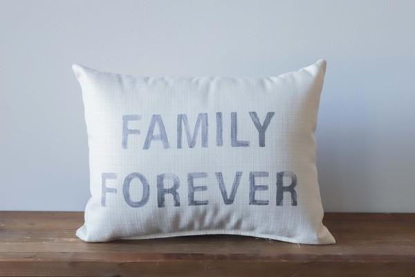Poster Family Forever Pillow