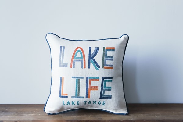 Posterpress Lake Life Pillow