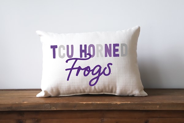 TCU Collegiate Tones Pillow TCU0012
