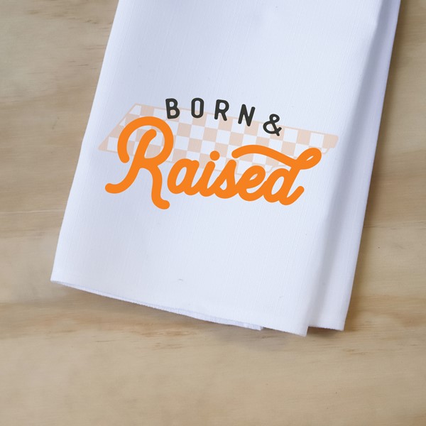 Tennessee Born & Raised Tea Towel