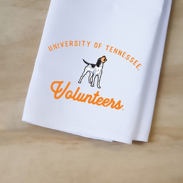 Vintage Mascot Volunteers Tea Towel