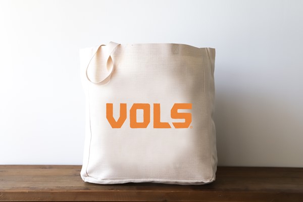 Grunge Collegiate Logo Tennessee Tote