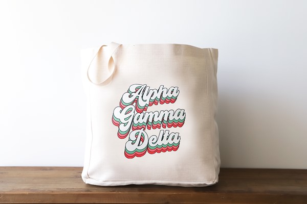 Groovy Script Sorority Tote