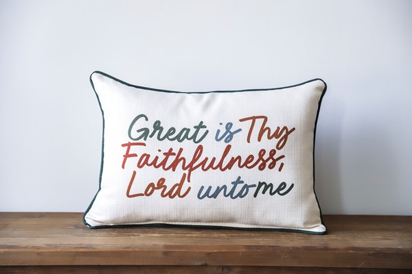 Great is Thy Faithfulness Multi Pillow