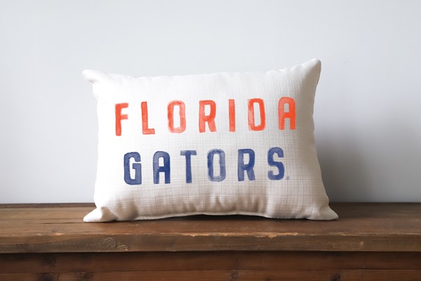 Florida Gators Poster Tones Pillow